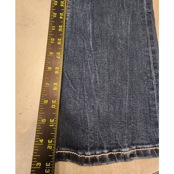 Miss Me Women's Chloe Boot SZ 27 Dark Wash Embroidery Cowgirl Western - Picture 12 of 13